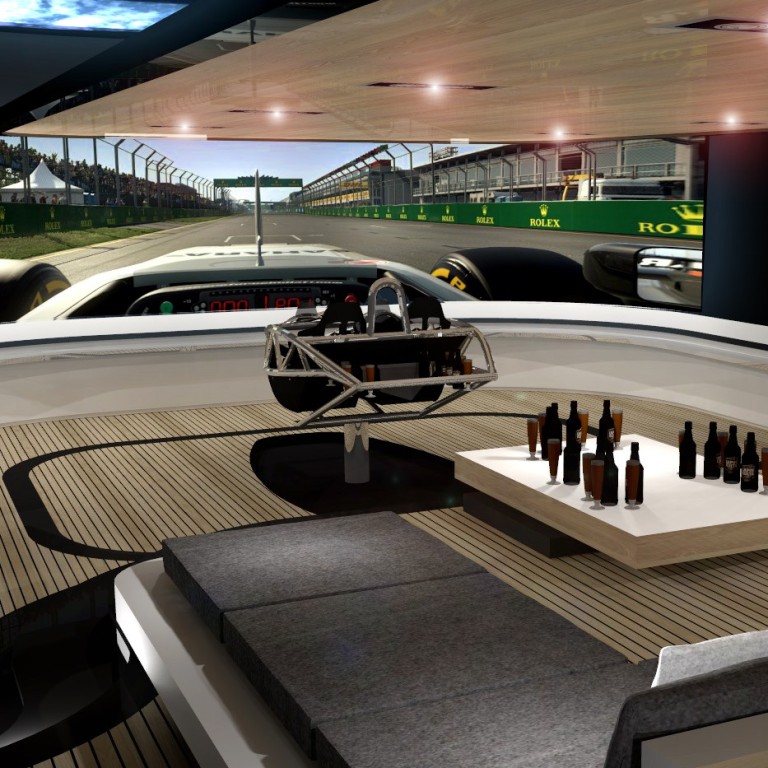 Watch auto racing in real time and take on the role of a racing driver with Lex Design Agency’s The Simulator.