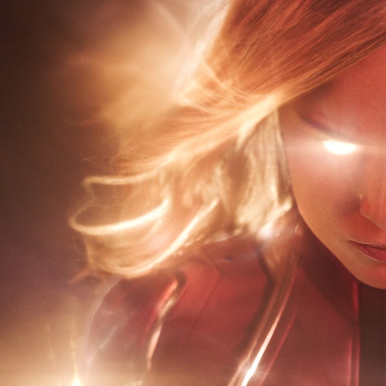 Brie Larson in ‘Captain Marvel’. Photo: Disney/Marvel Studios