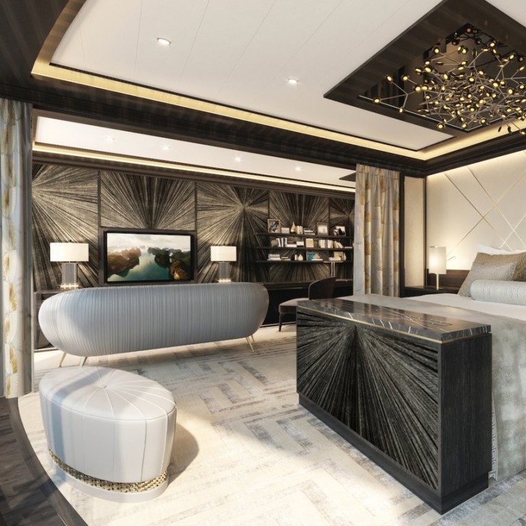 The Regent Suite will feature a US$200,000 bed. Photo: Regent Seven Seas Cruises