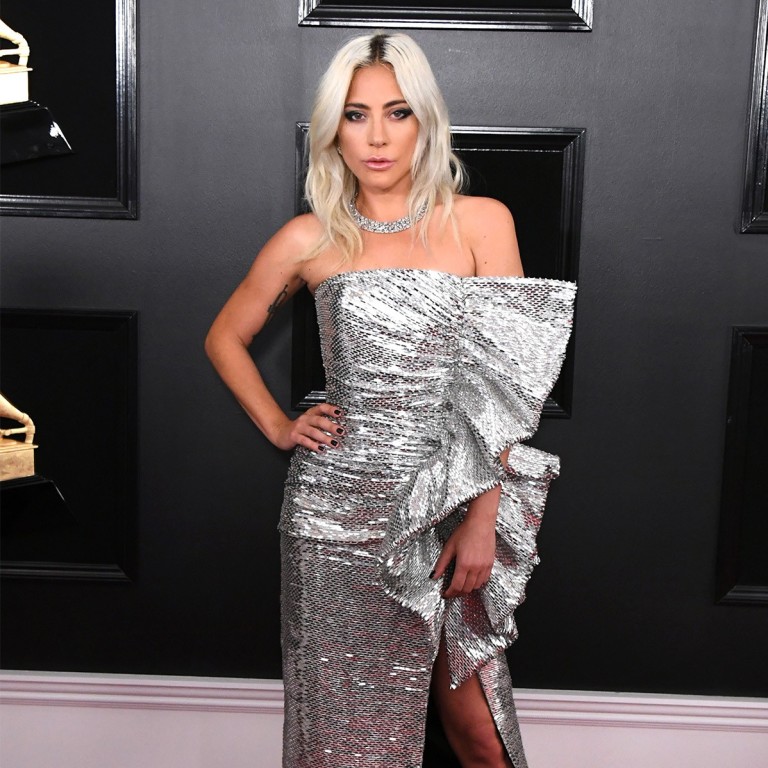 American singer-actress Lady Gaga on the red carpet at Sunday’s 61st Grammy Awards, in Los Angeles, where she won three Grammys.