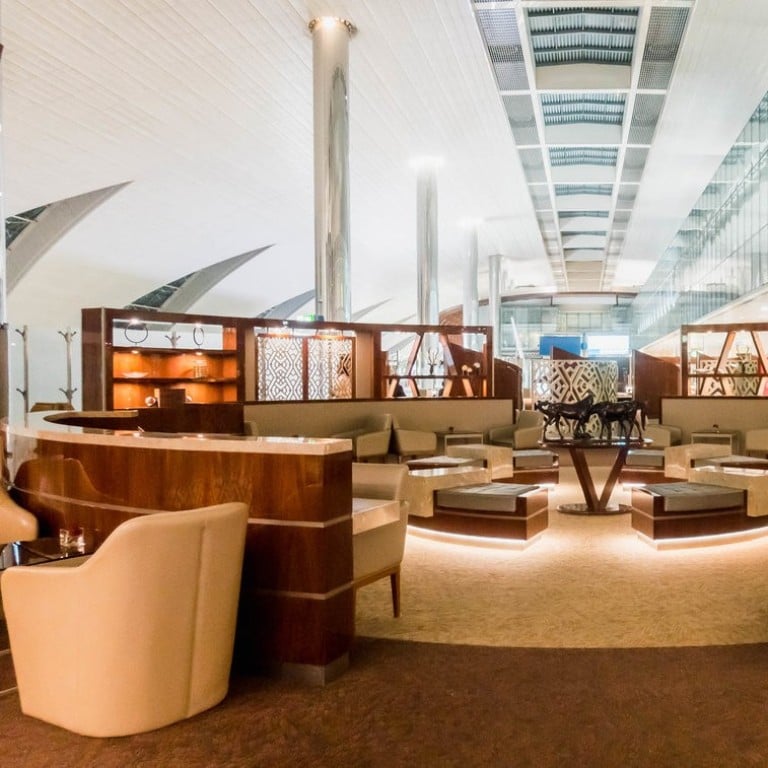 Emirates’ business class lounge in Terminal 3 at Dubai International Airport is enormous. Photos: Business Insider
