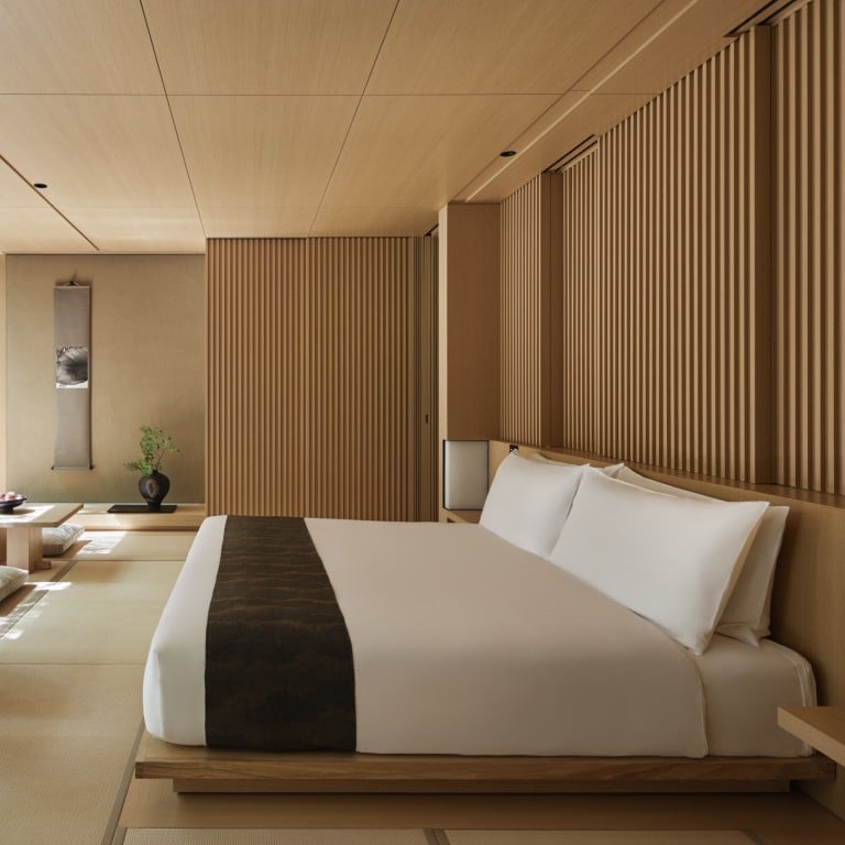 The 24 rooms and two villas at Aman Kyoto have been designed by Kerry Hill Architects.