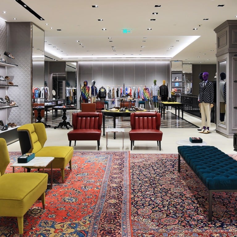 A rendering of the Gucci Chengdu Daci Temple flagship store in China. Customers can take pictures in brick-and-mortar stores and share them online.