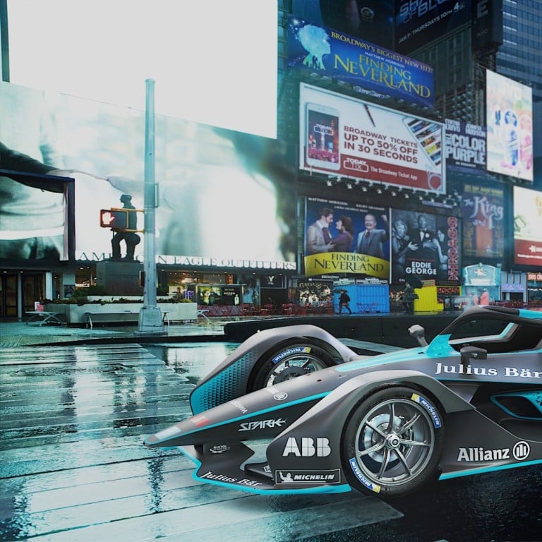 The striking, futuristic new look of the all-electric Gen2 car.