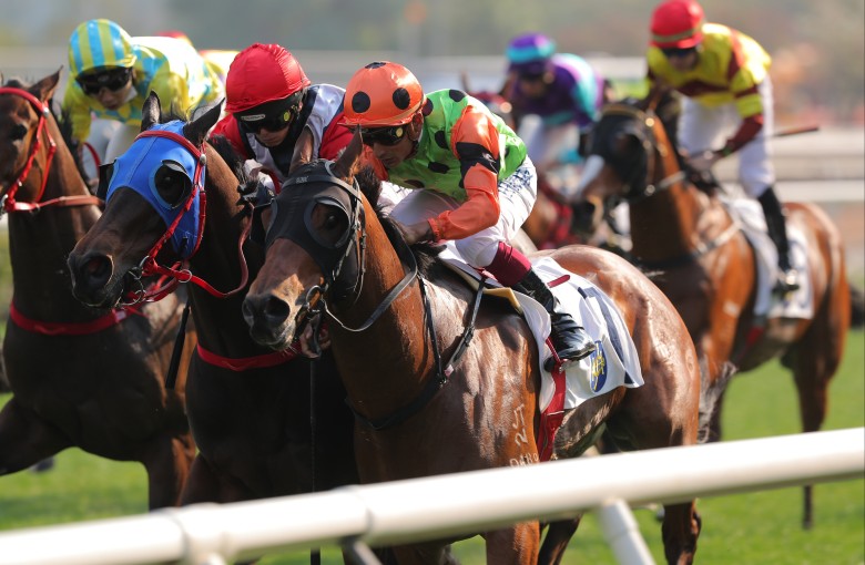 Carroll Street salutes under Karis Teetan at Sha Tin on Sunday. Photos: Kenneth Chan