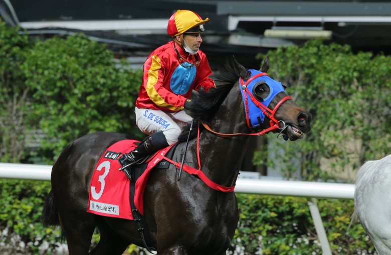 Encountered returns to the winner’s circle at Happy Valley on January 11. Photo: Kenneth Chan