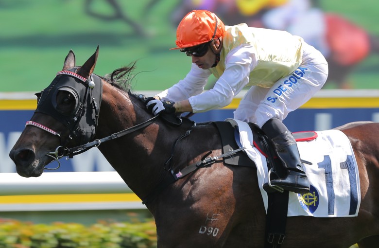 Silvestre de Sousa rides a winner at Sha Tin in March. Photos: Kenneth Chan