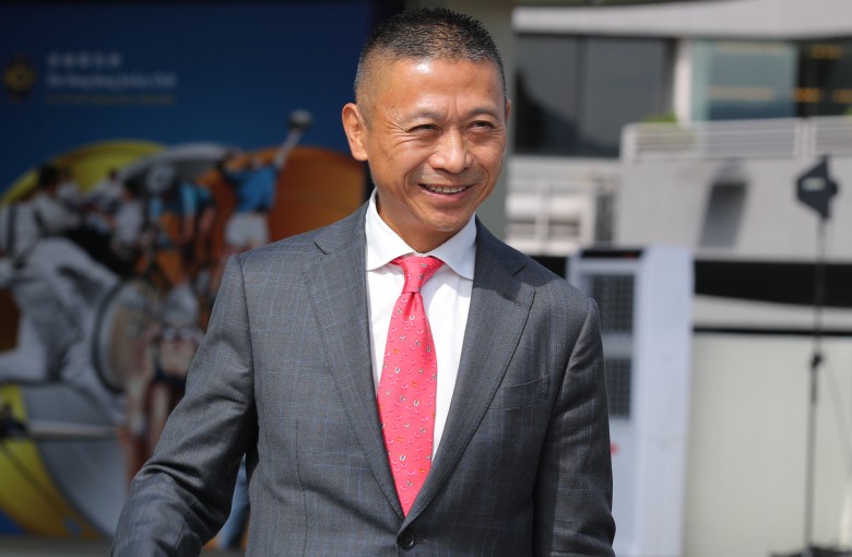 Trainer Danny Shum soaks up Champion Method’s victory at Sha Tin on Sunday. Photo: Kenneth Chan