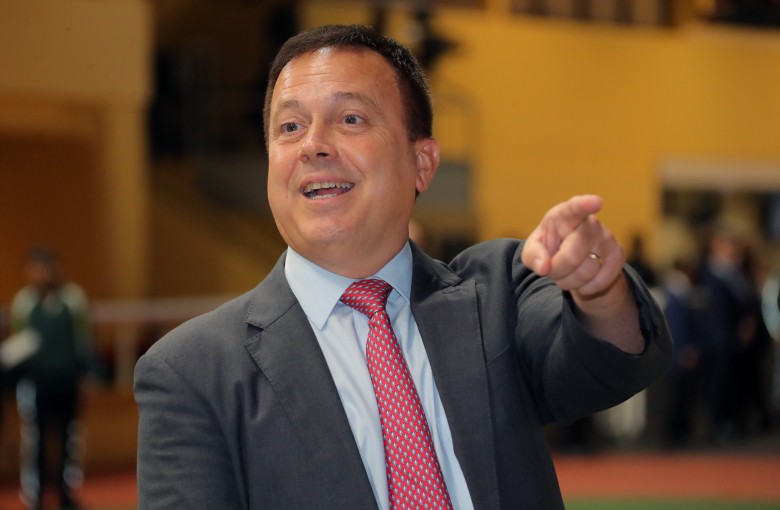 Caspar Fownes will take a team of seven runners to Happy Valley on Wednesday night. Photos: Kenneth Chan