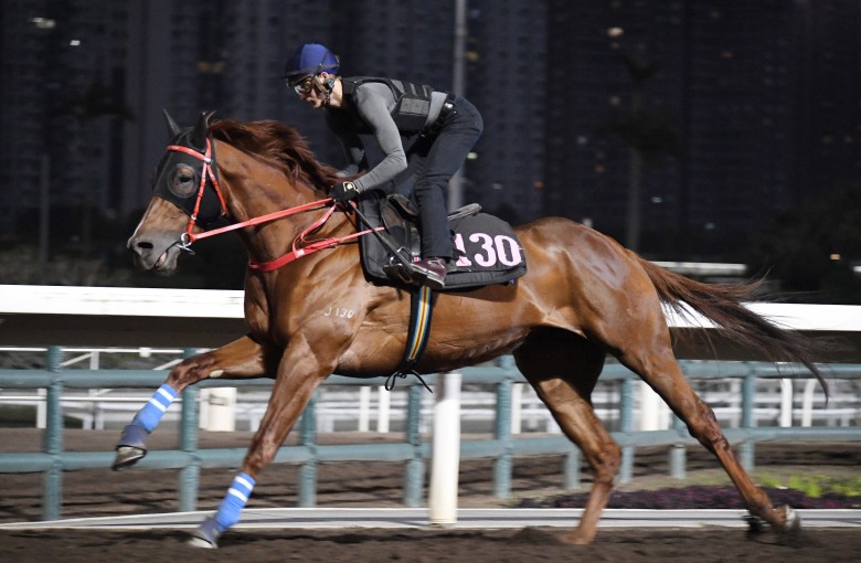 Unbelievable gallops on the Sha Tin dirt under Harry Bentley. Photo: Kenneth Chan