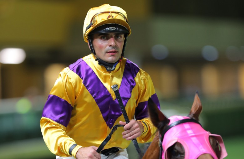 Andrea Atzeni has a ride in all four Group One races at the Hong Kong International Races. Photos: Kenneth Chan