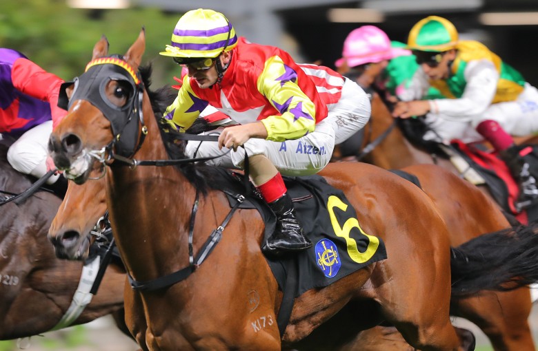 Crimson Flash and Andrea Atzeni win at Happy Valley last time out. Photos: Kenneth Chan