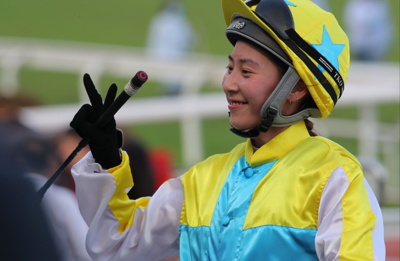 Britney Wong doubles up again at Sha Tin as Cheval Valiant leads