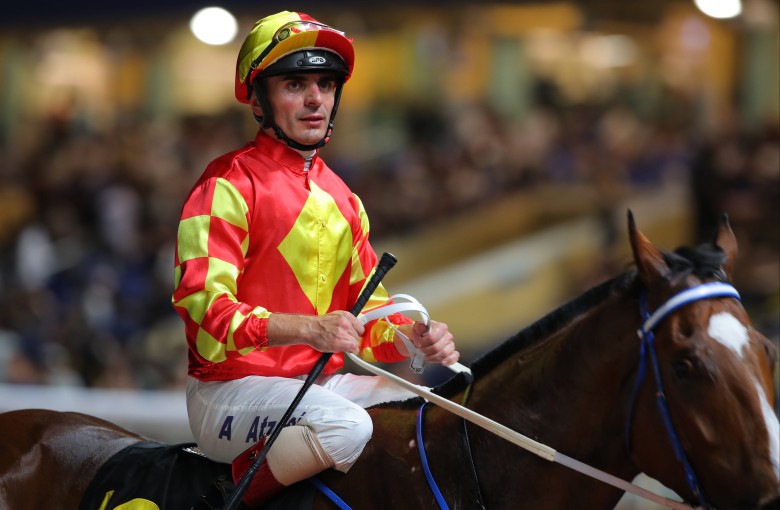 Andrea Atzeni has strong confidence in his two Group Three mounts at Sha Tin on Sunday. Photos: Kenneth Chan