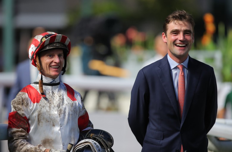 Trainer David Eustace and jockey Zac Purton will team up with Massive Sovereign at Sha Tin. Photos: Kenneth Chan