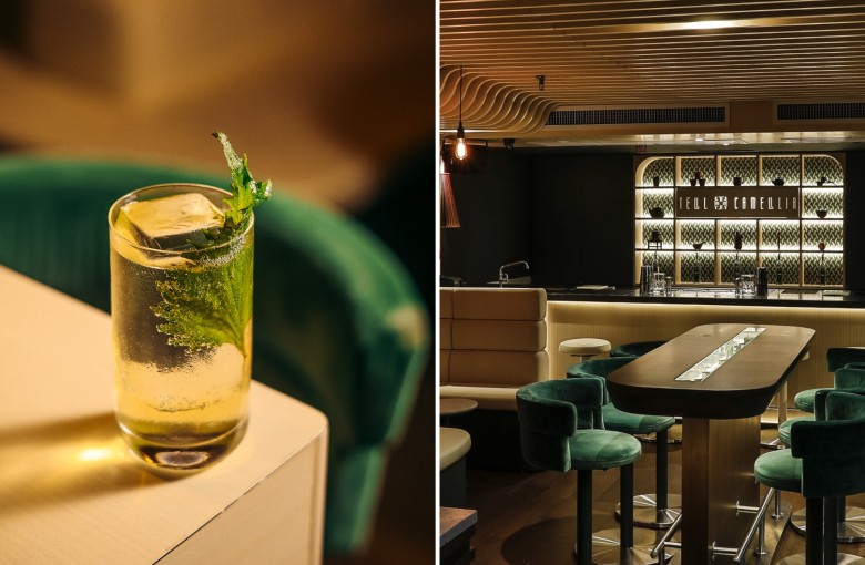 The Tall Pine cocktail at Tell Camellia, Hong Kong, is refreshing and crisp. Photo: Handout