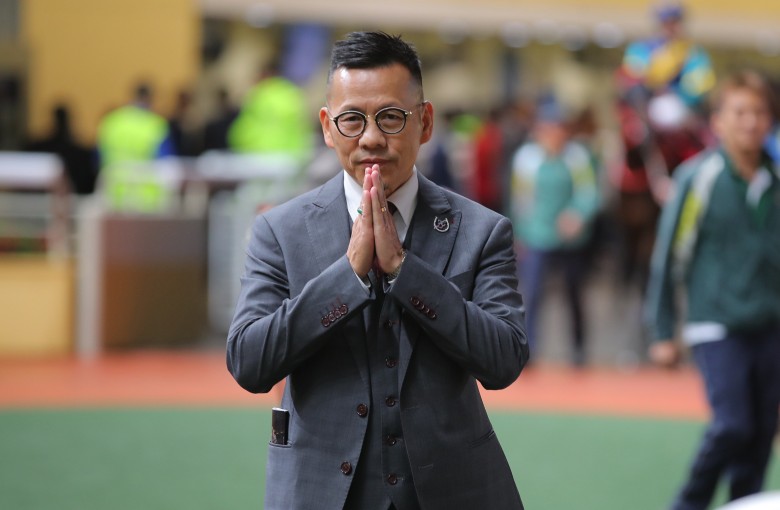 Frankie Lor enjoys South Star’s recent Happy Valley success. Photo: Kenneth Chan