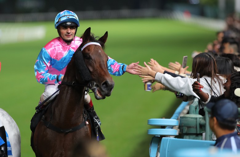 Andrea Atzeni has a strong book of rides on Wednesday. Photos: Kenneth Chan