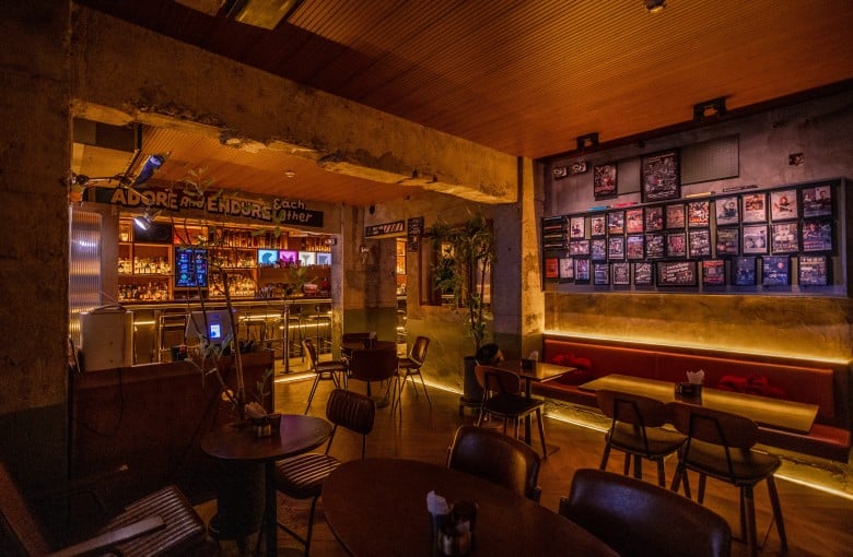 The interior of Changsha cocktail bar CMYK. Photo: Handout