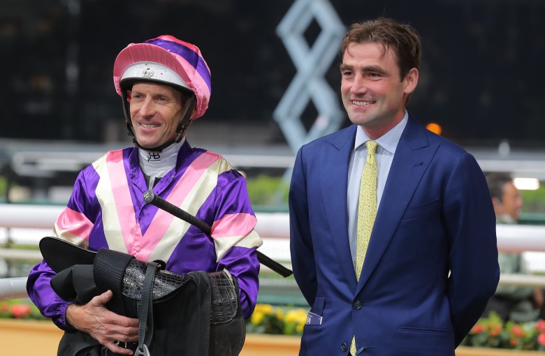 Jockey Hugh Bowman is in line to ride Massive Sovereign for David Eustace. Photos: Kenneth Chan