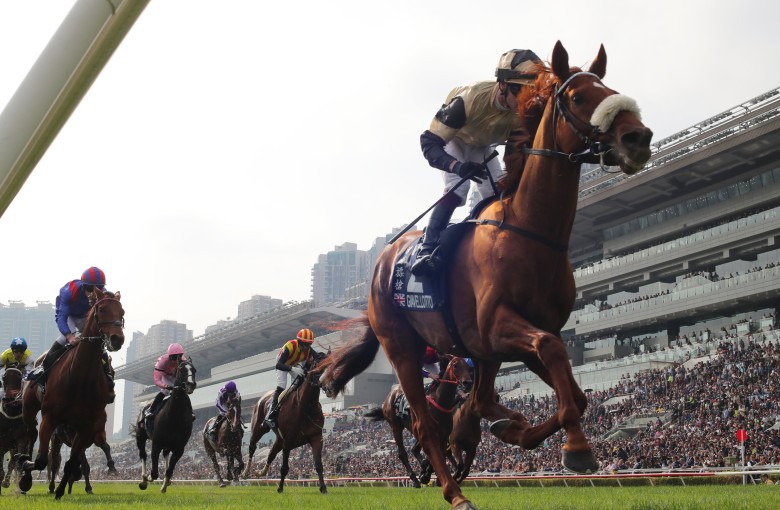 Giavellotto wins last year’s Group One Hong Kong Vase (2,400m). Photos: Kenneth Chan