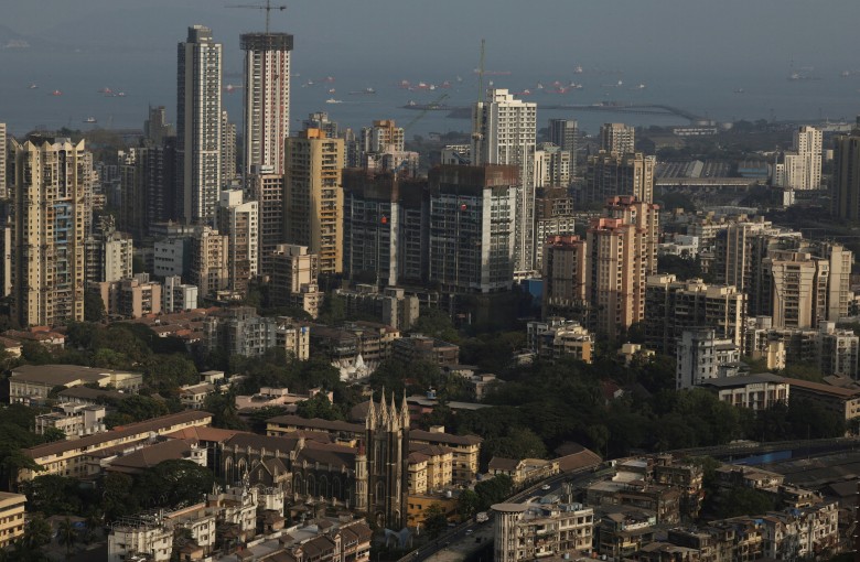 Buildings are seen under construction in Mumbai, India, on May 5. Photo: Reuters