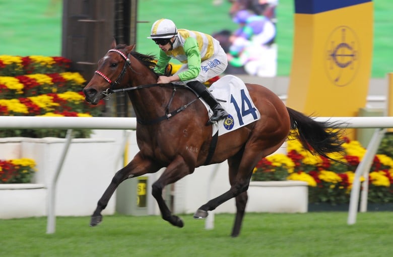 Rising Force cruises to victory under Richard Kingscote. Photos: Kenneth Chan