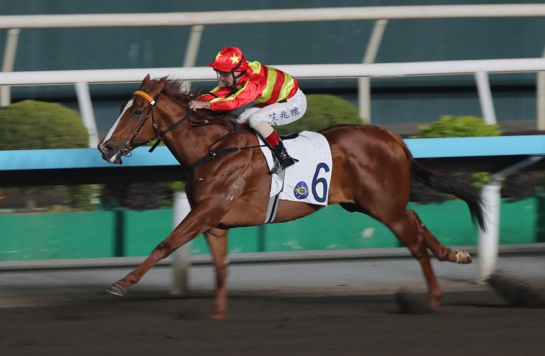 New Forest and Andrea Atzeni win at Sha Tin. Photos: Kenneth Chan