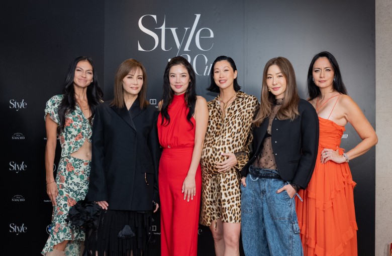 (From left) Rosemary Vandenbroucke, Janet Ma, Gaile, Angie Ng, Kathy Chow and Ana Rivera at Style by SCMP’s 20th anniversary party in Hong Kong on February 11. Photo: Handout