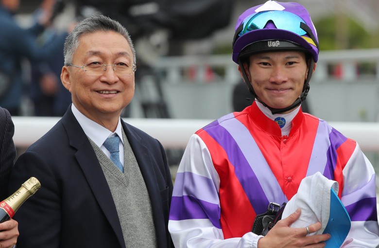Trainer Francis Lui and jockey Jerry Chau were two of Hong Kong’s star performers in February. Photos: Kenneth Chan