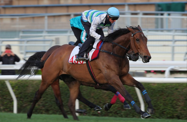 Voyage Bubble fends off Romantic Warrior to win a Sha Tin trial last week. Photos: Kenneth Chan
