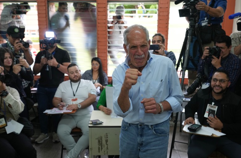 Honduran President Nasry Asfura, seen during general elections in Tegucigalpa, Honduras, on November 30, has ordered a review of deals with Beijing after Tegucigalpa cut ties with Taipei. Photo: AP