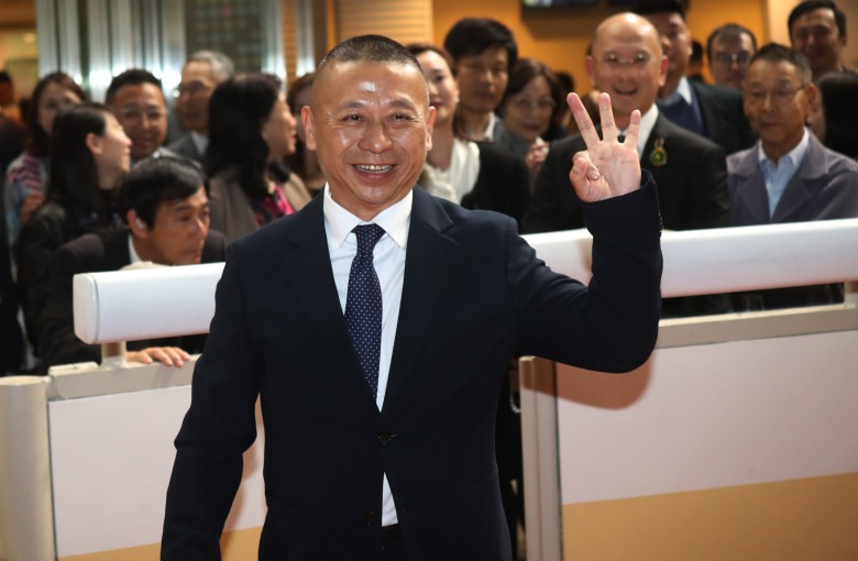 Danny Shum after a Happy Valley winner. Photos: Kenneth Chan