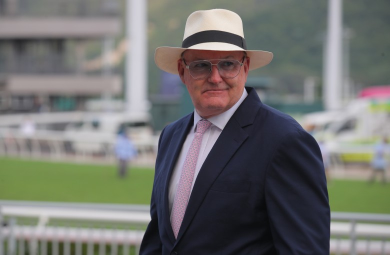 Trainer David Hayes at Sha Tin. Photos: Kenneth Chan