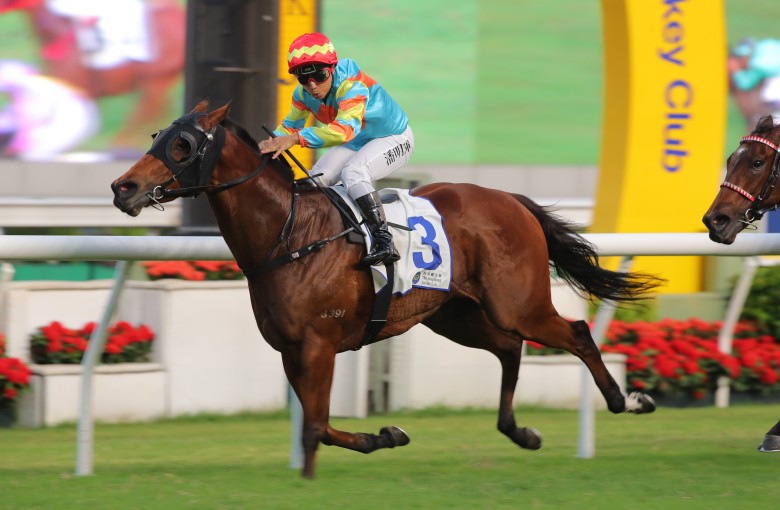 Ka Ying Attack and Matthew Poon win at Sha Tin. Photos: Kenneth Chan
