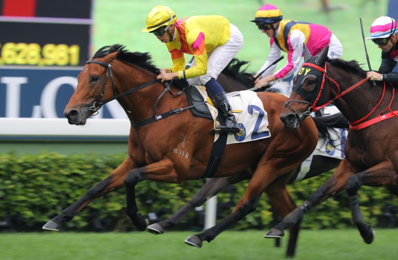 Ho Ho Khan wins at Sha Tin in December. Photos: Kenneth Chan