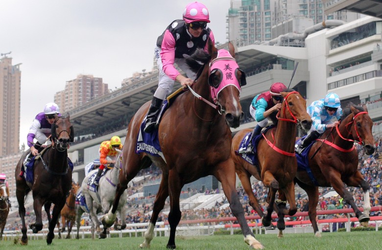 Beauty Generation wins the Group One Queen’s Silver Jubilee Cup in February. Photos: Kenneth Chan