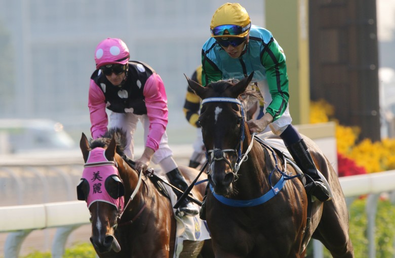 Rise High (right) beats Beauty Generation on Sunday. Photos: Kenneth Chan