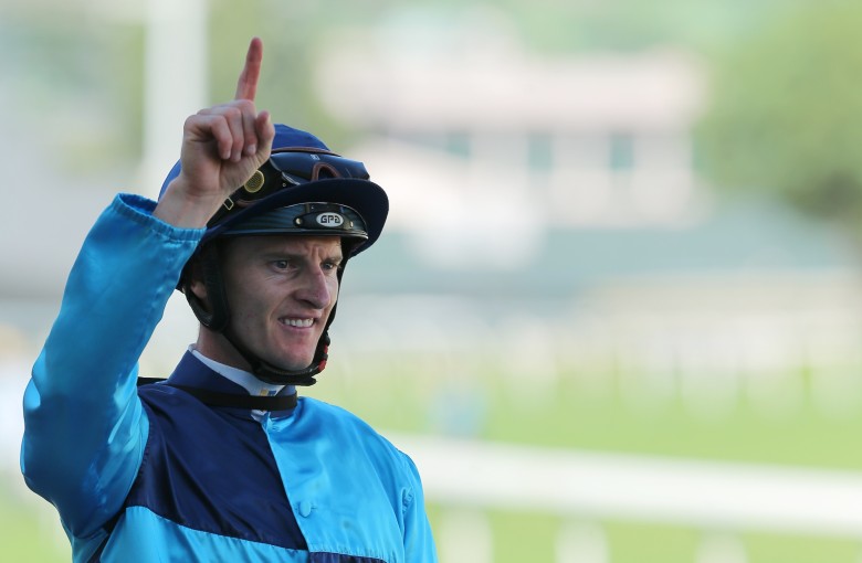 Zac Purton wins on Sunny Boy at Sha Tin on Sunday. Photos: Kenneth Chan