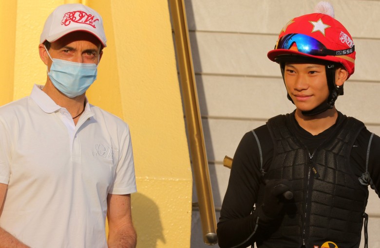 Jerry Chau with Douglas Whyte. Photos: Kenneth Chan