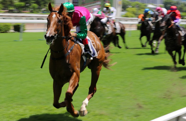 Joyful Fortune posts a dominant win on debut. Photos: Kenneth Chan