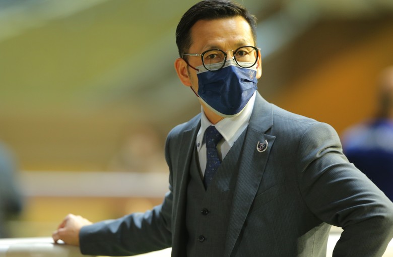 Frankie Lor after training a winner at Happy Valley. Photos: Kenneth Chan