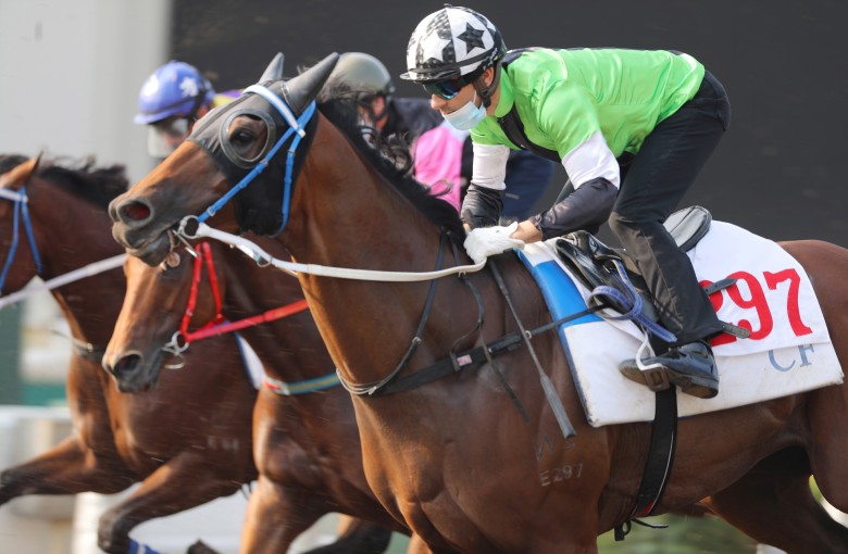 Joao Moreira trials Killer Bee at Sha Tin last month. Photos: Kenneth Chan