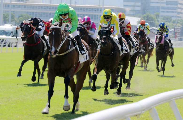Matthew Poon guides the Tony Cruz-trained Super Fortune to victory at Sha Tin on Sunday. Photos: Kenneth Chan