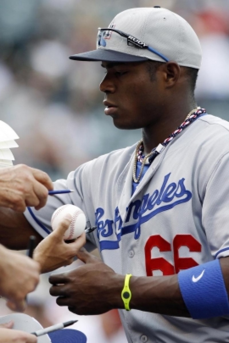 Dodgers spring training 2013: Yasiel Puig creating, exceeding