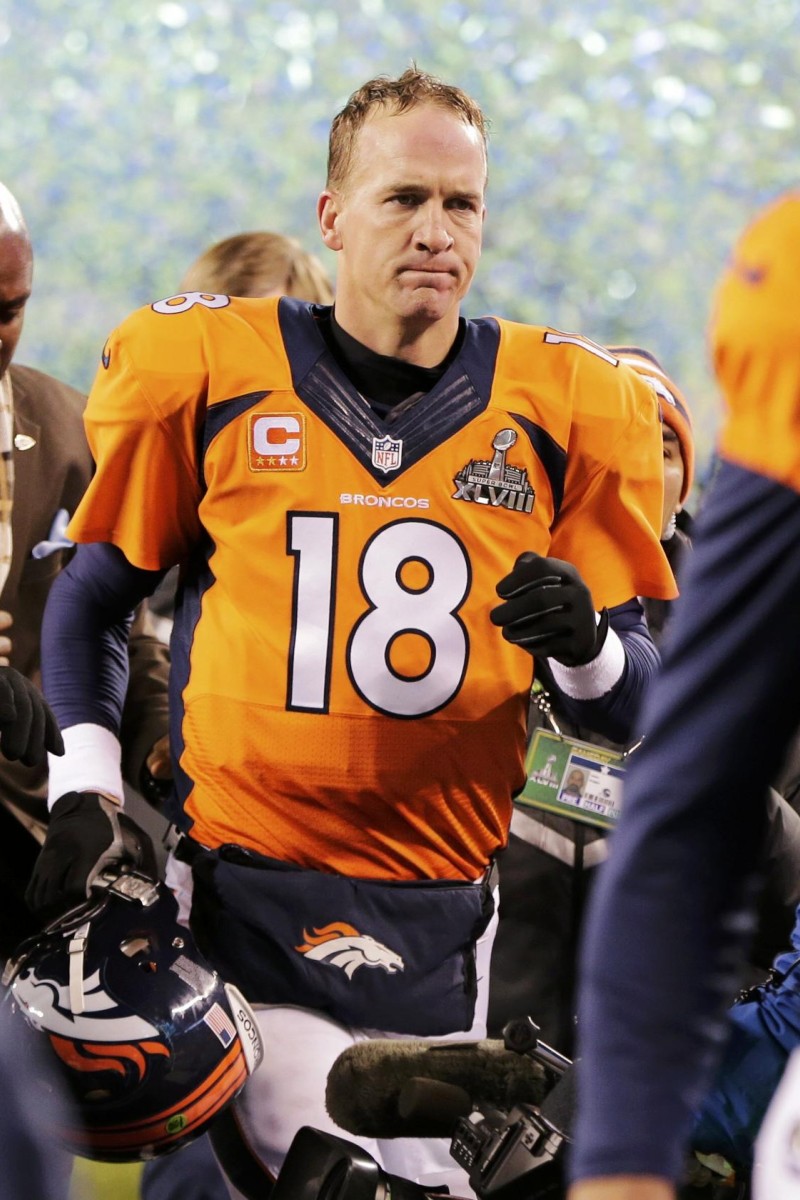 Super Bowl XLVIII: Broncos' main man Peyton Manning left