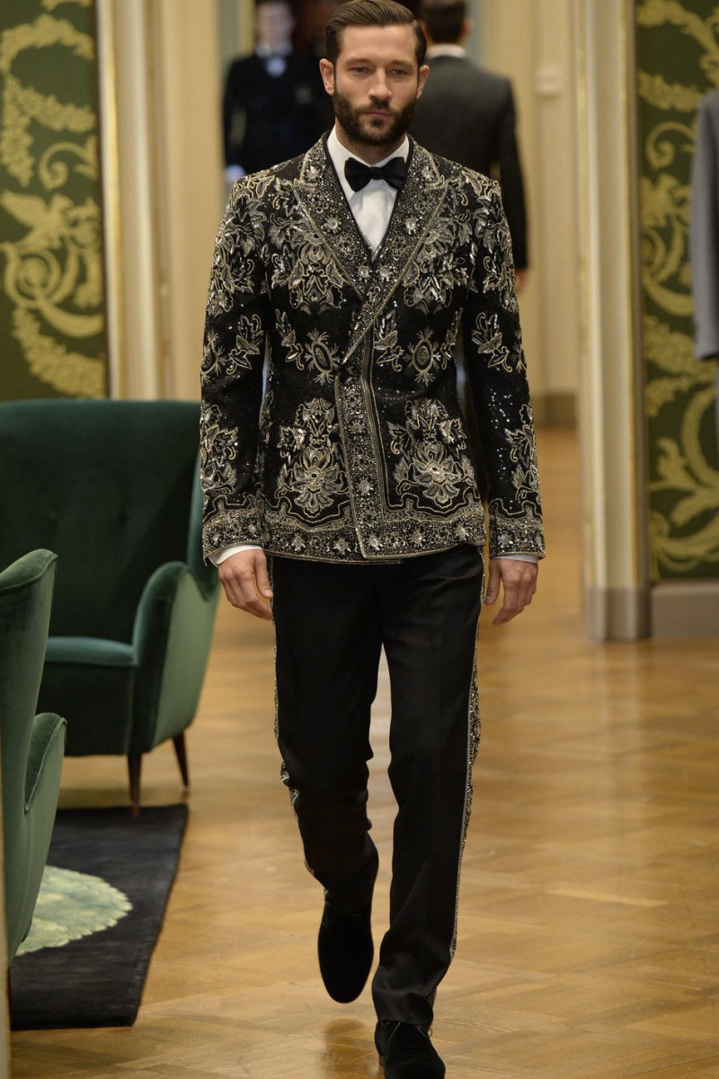 Louis Vuitton grey Embroidered Napolitana Tailored Jacket