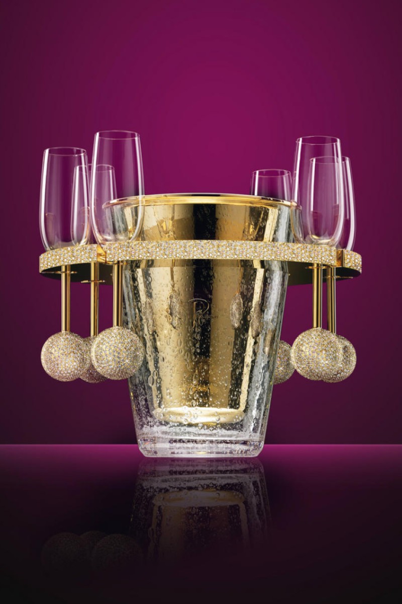 Expensive store champagne glasses