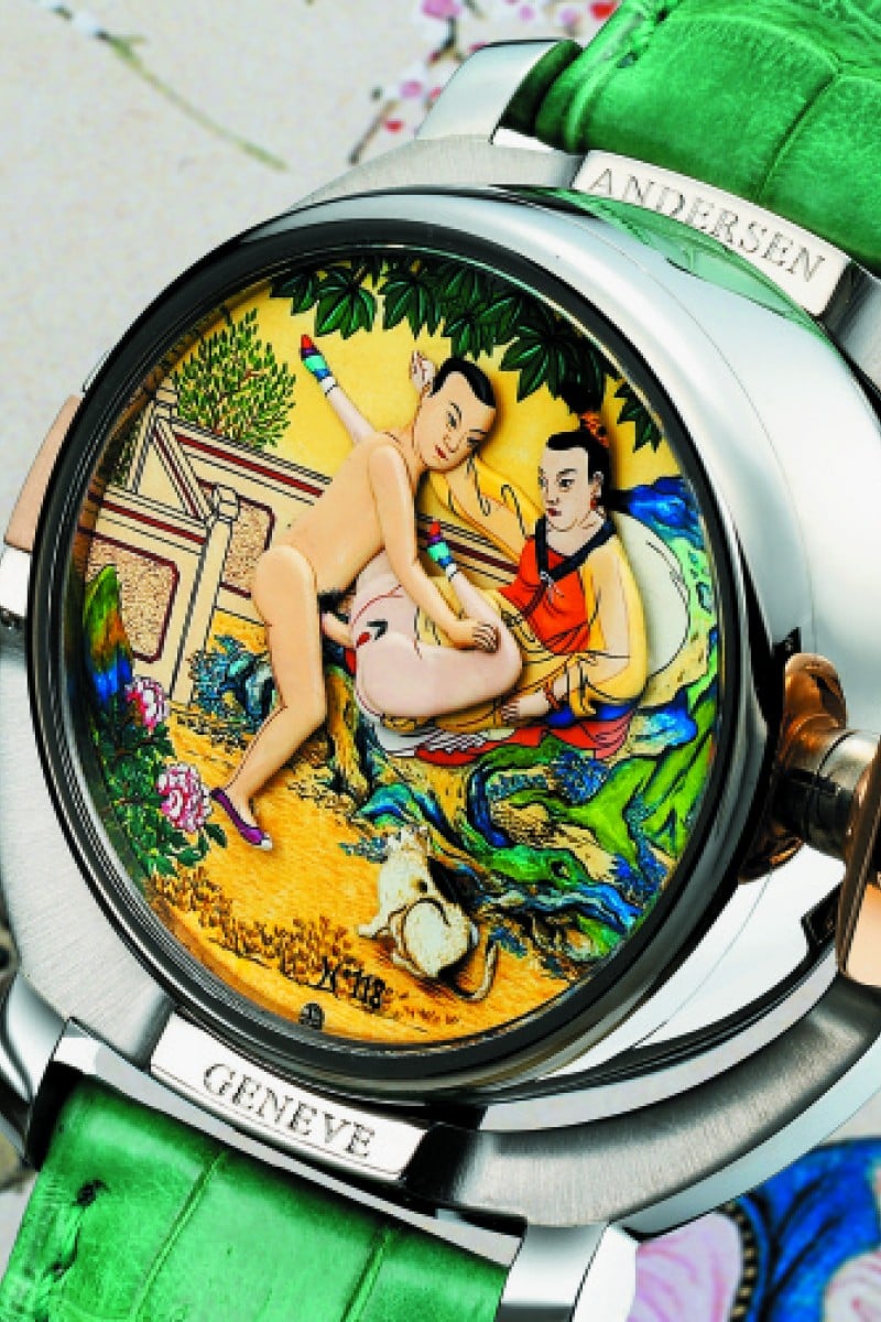 Erotic pocket watches and wristwatches can be a good investment in