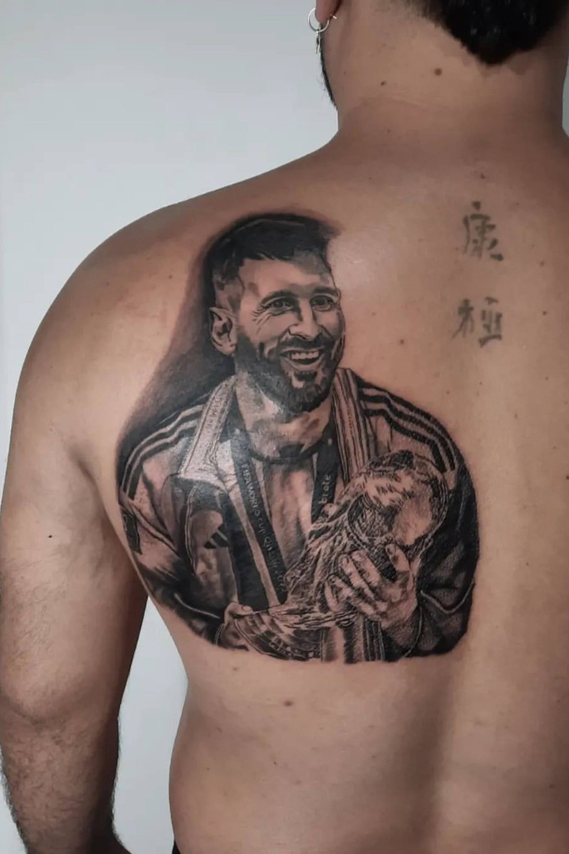 457 Messi Tattoo Stock Photos, High-Res Pictures, and Images - Getty Images